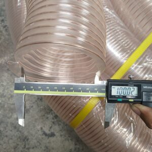 Ống Nhựa PU Gân Đồng Phi 100 – Ống Hút Bụi Công Nghiệp